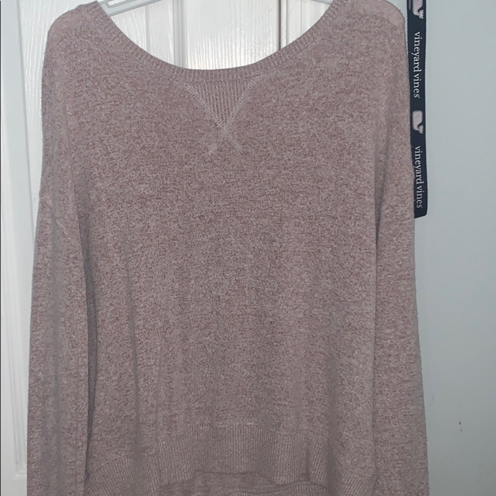 pink sweater